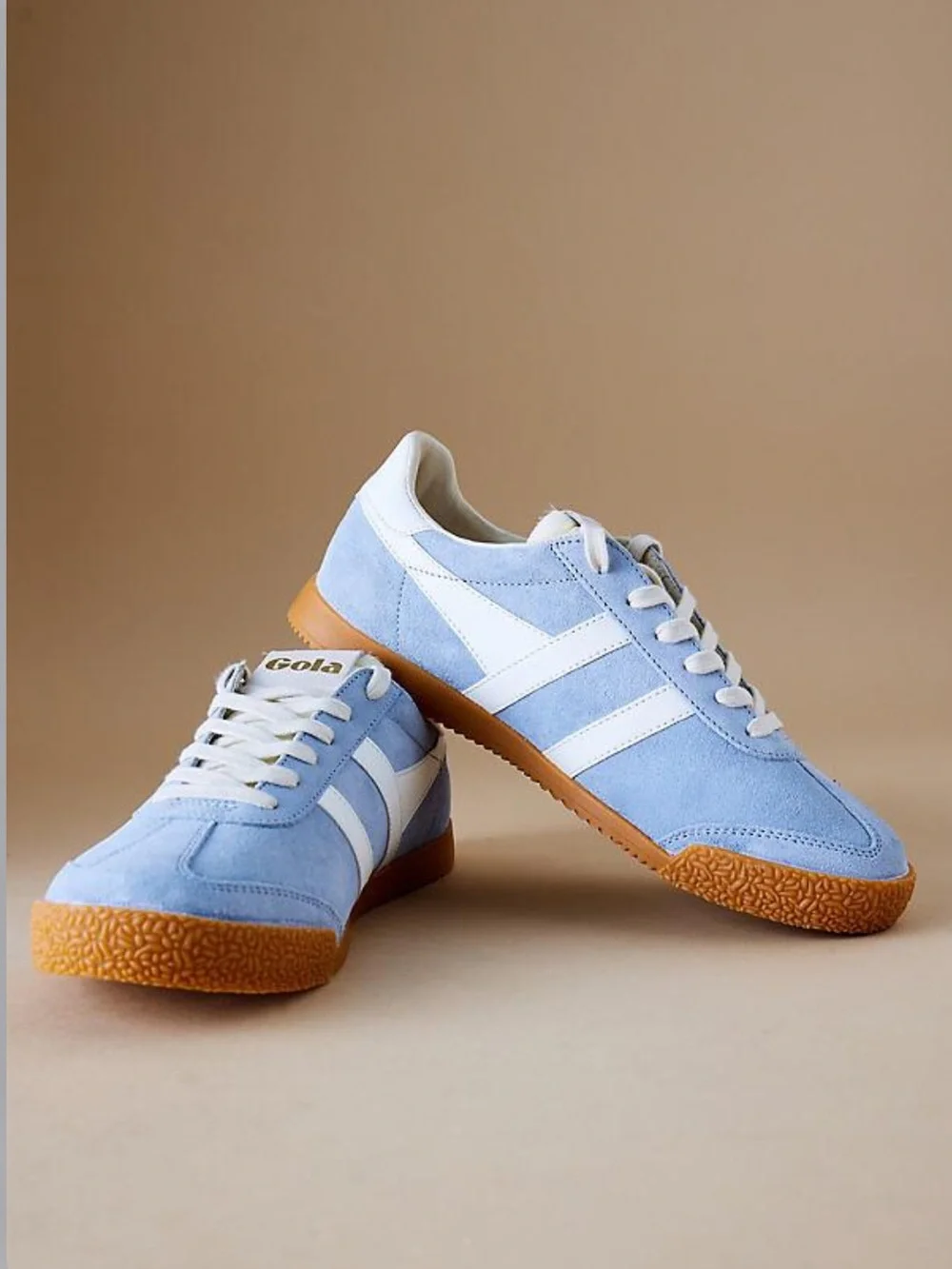 NIB Gola Cornflower Blue Suede Sneakers - Picture 1 of 5